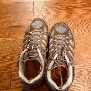 Brown and Gray Trail Sneakers